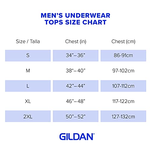 Gildan Men's Crew T-Shirts, Multipack, Style G1100, Black (12-Pack)