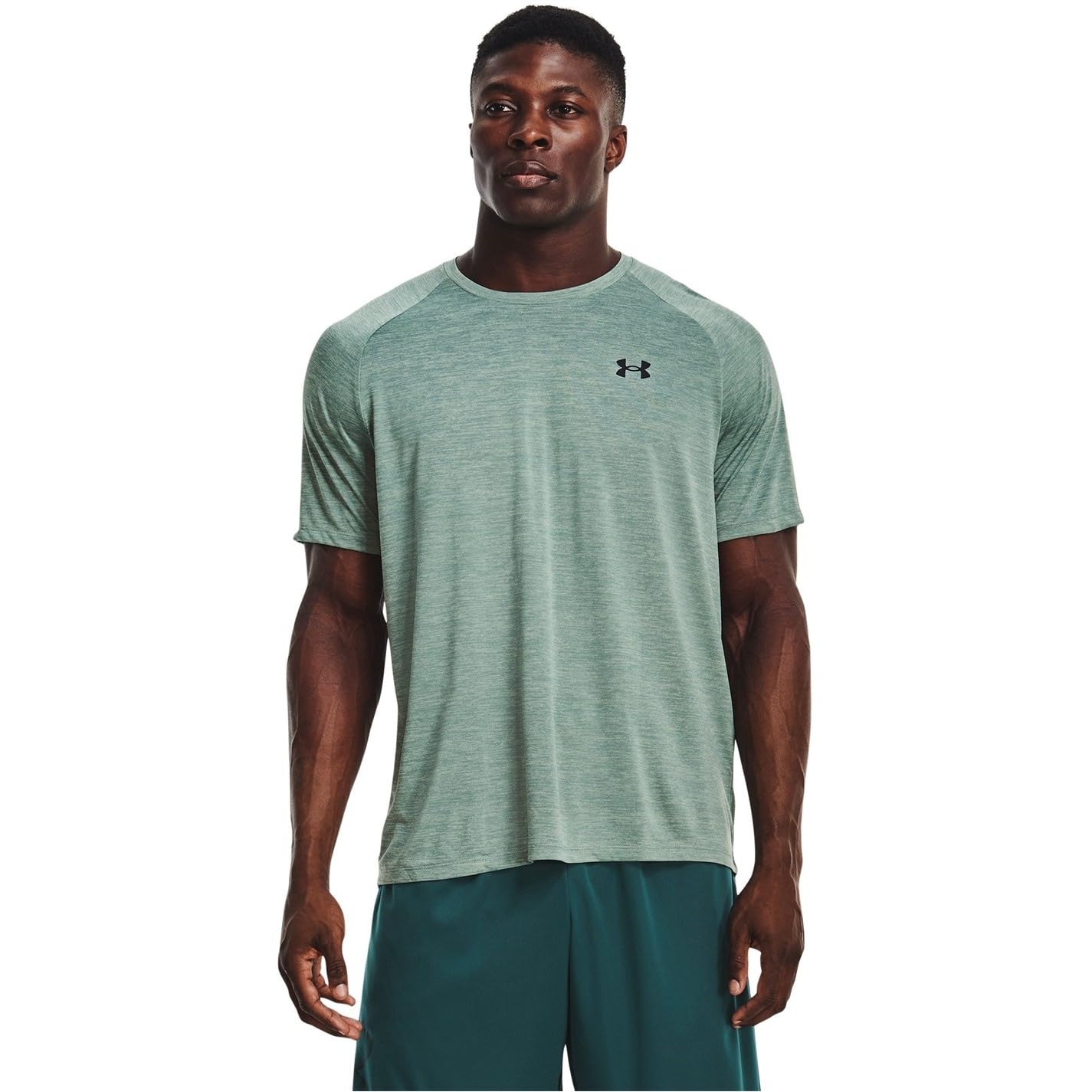 Under Armour Mens Tech 2.0 Short-Sleeve T-Shirt, (177) Fresco Green / / Black, X-Small